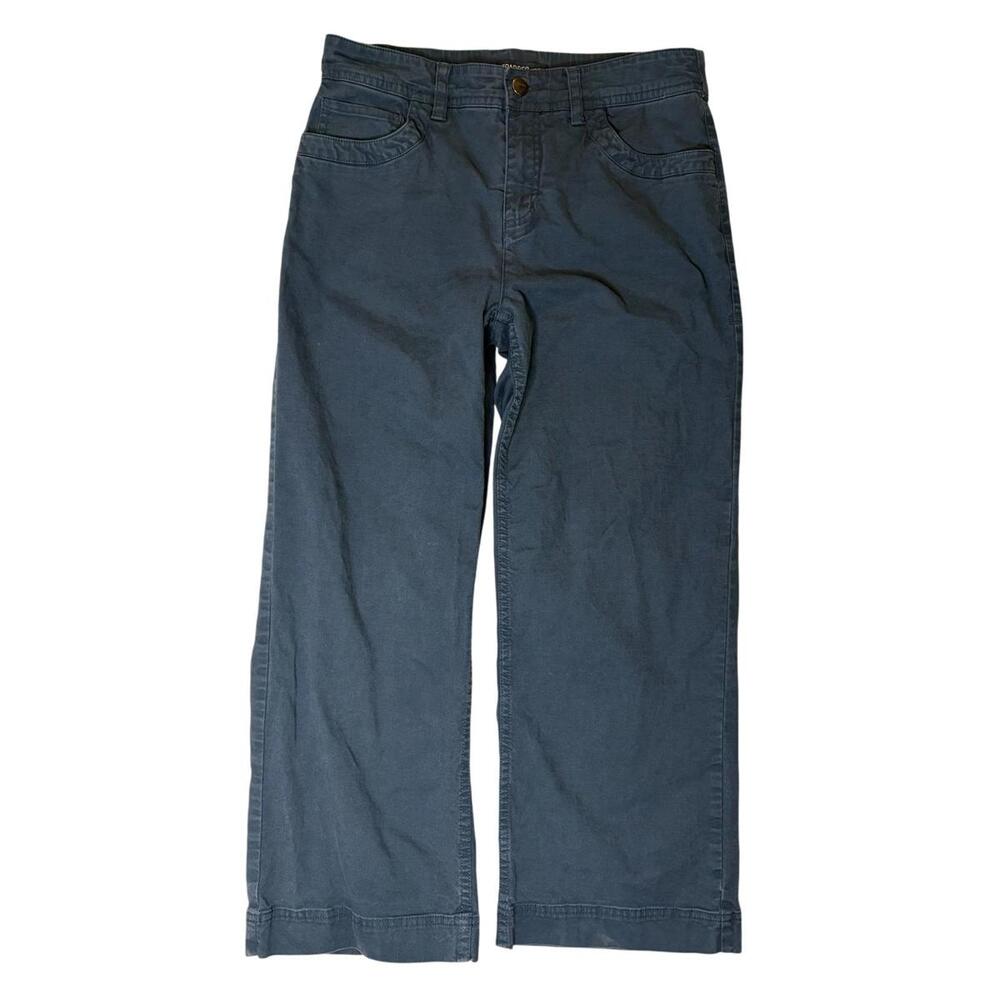 Toad&Co Wide Straight Leg Cotton Blend Women's 8 Pants